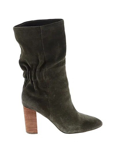 Pre-owned Charles By Charles David Ankle Boots In Green