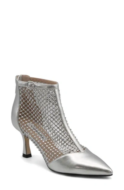 Charles By Charles David Arnie Crystal Embellished Bootie In Silver