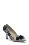Charles By Charles David Arnold Pump In Grey/ Blue
