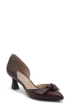 Charles By Charles David Artesia D'orsay Pump In Burgundy