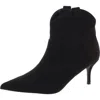 Charles By Charles David Auden Womens Zipper Faux Suede Booties In Black