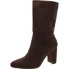 Charles By Charles David Burbank Womens Suede Slip On Booties In Multi