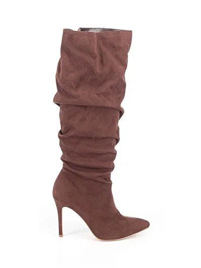 Pre-owned Charles By Charles David Boots In Brown