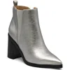 Charles By Charles David Dolores Pointed Toe Bootie In Chrome Matte