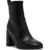 Charles By Charles David Fable Womens Snake Open Toe Ankle Boots In Black