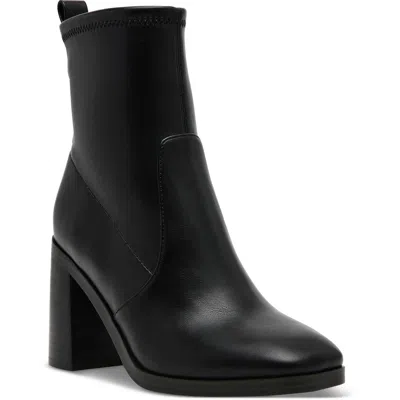 Charles By Charles David Fable Womens Snake Open Toe Ankle Boots In Black