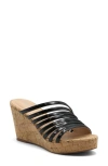 Charles By Charles David Gustavo Wedge Sandal In Black
