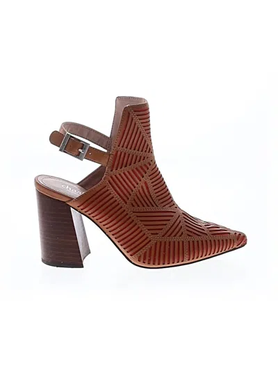 Pre-owned Charles By Charles David Heels In Brown