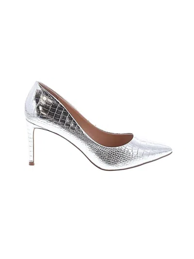 Pre-owned Charles By Charles David Heels In Silver