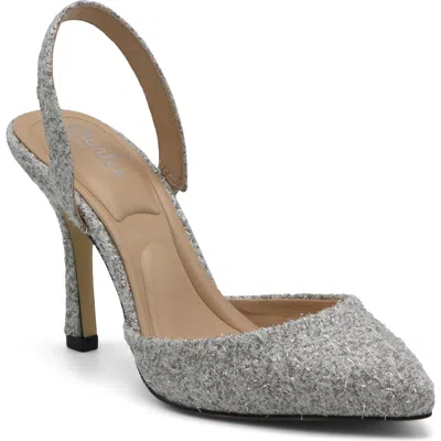 Charles By Charles David Iniko Pointed Toe Slingback Pump In Silver Multi