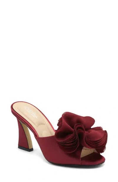 Charles By Charles David Karie Rosette Mule Pump In Wine Satin
