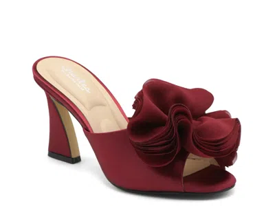 Charles By Charles David Karie Sandal In Burgundy