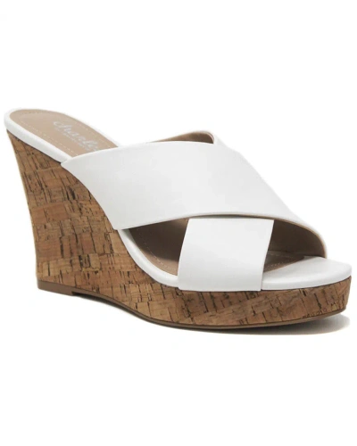 Charles By Charles David Women's Latrice Crossover Wedge Sandals In White