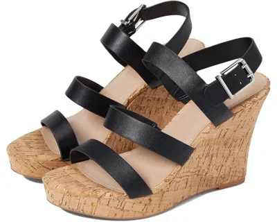 Charles By Charles David Liber Sandals Women's Black Wedge Heel Jobb1059