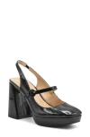 CHARLES BY CHARLES DAVID NURI SLINGBACK MARY JANE PLATFORM PUMP