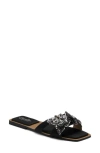 Charles By Charles David Ordly Slide Sandal In Blackpewter