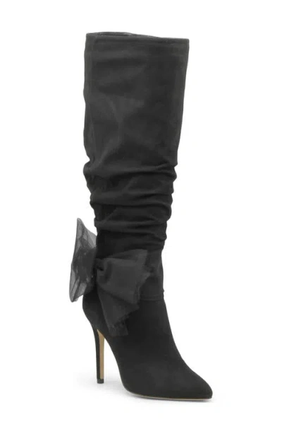 Charles By Charles David Pizzi Pointed Toe Knee High Boot In Black-ms
