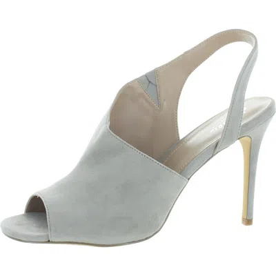 Charles By Charles David Riot Womens Suede Shooties Peep-toe Heels In Multi