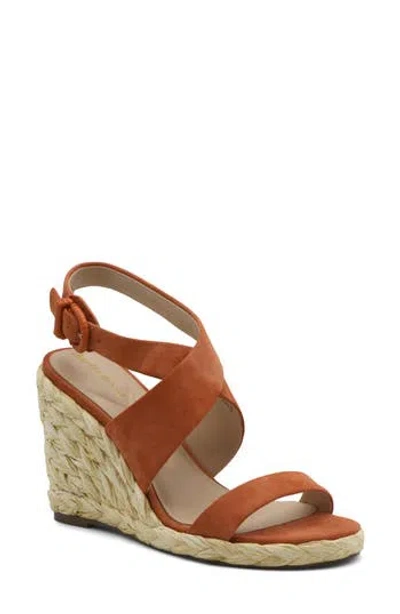 Charles By Charles David Russell Espadrille Wedge Sandal In Brown
