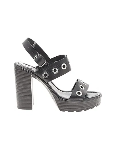 Pre-owned Charles By Charles David Sandals In Black