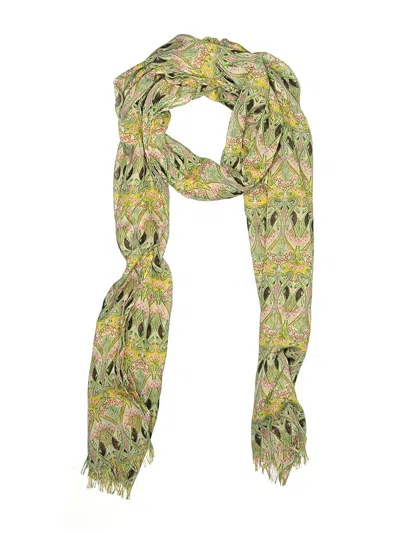Pre-owned Charles By Charles David Scarf In Yellow