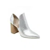 Charles By Charles David Varro Boots Women's Silver Cut-out Booties Jobb1162 In Silver