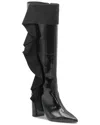 Charles By Charles David Viva Pointed Toe Knee High Boot In Black