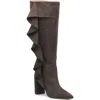 Charles By Charles David Viva Pointed Toe Knee High Boot In Dark Brown