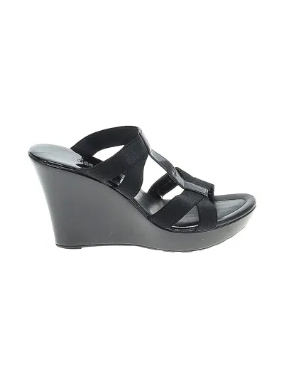 Pre-owned Charles By Charles David Wedges In Black