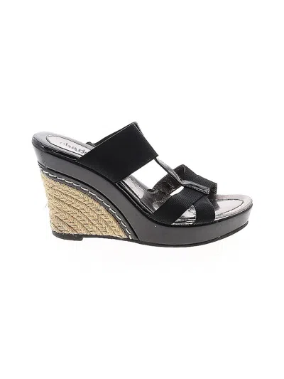 Pre-owned Charles By Charles David Wedges In Black