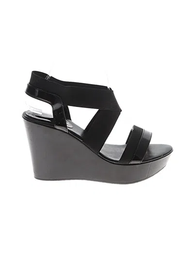 Pre-owned Charles By Charles David Wedges In Black