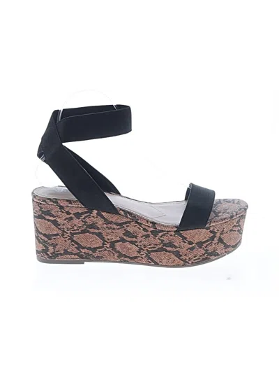 Pre-owned Charles By Charles David Wedges In Black