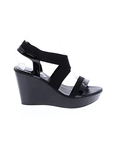 Pre-owned Charles By Charles David Wedges In Black