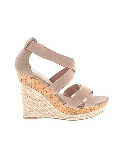 Pre-owned Charles By Charles David Wedges In Brown