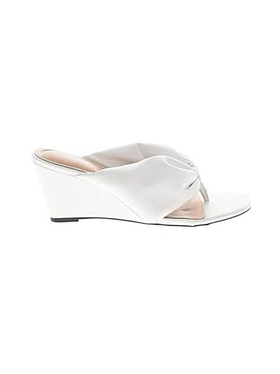Pre-owned Charles By Charles David Wedges In White