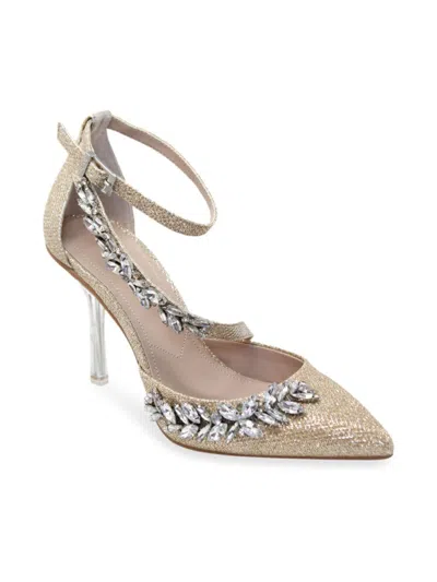 Charles By Charles David Women's Inspire Embellished Pumps In Light Gold