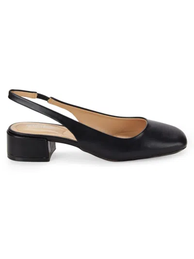 Charles By Charles David Women's Zeus Square Toe Slingback Pumps In Black