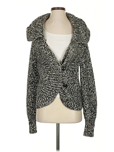 Pre-owned Charles Chang-lima Wool Cardigan Sweater In Gray