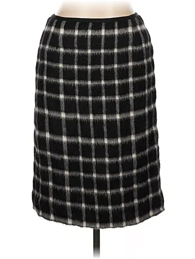 Pre-owned Charles Chang-lima Wool Skirt In Black