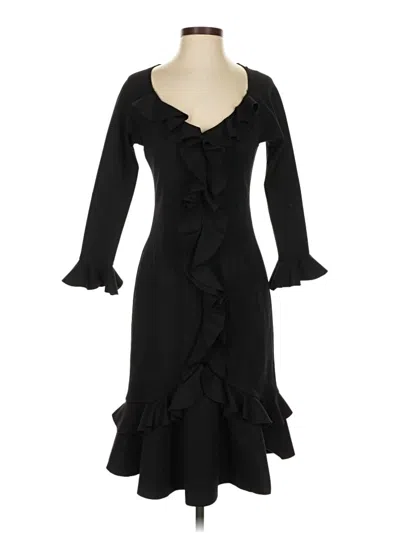 Pre-owned Charles Chang-lima Cocktail Dress In Black