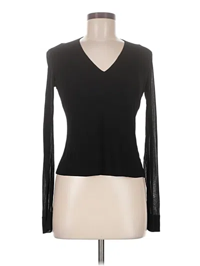 Pre-owned Charles Chang-lima Long Sleeve T-shirt In Black