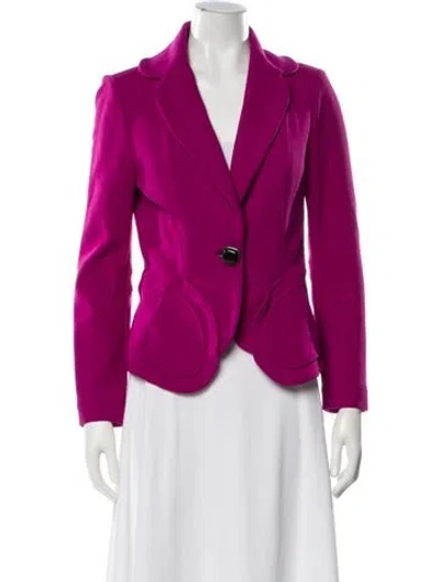 Pre-owned Charles Chang-lima Nylon Blazer In Purple