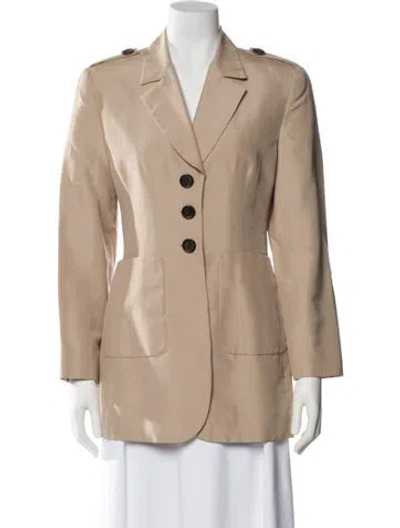 Pre-owned Charles Chang-lima Trench Coat In Neutral