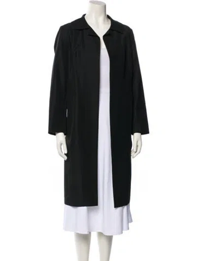 Pre-owned Charles Chang-lima Wool Coat In Black