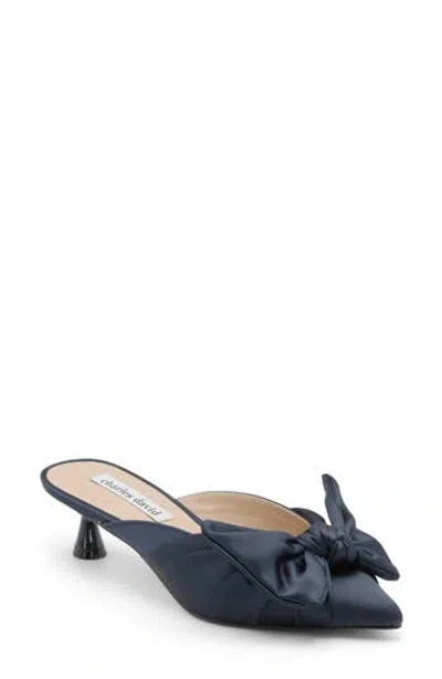 Charles David Alinda Pointed Toe Mule In Navy