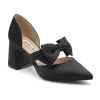 Charles David Andre Womens Pointed Closed Toe Block Heel Pumps In Black