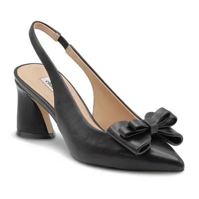 Charles David Astrid Womens Pointed Closed Toe Block Heel Pumps In Black