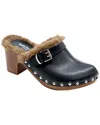 Charles David Charles By  Lecce Leather Clog In Black