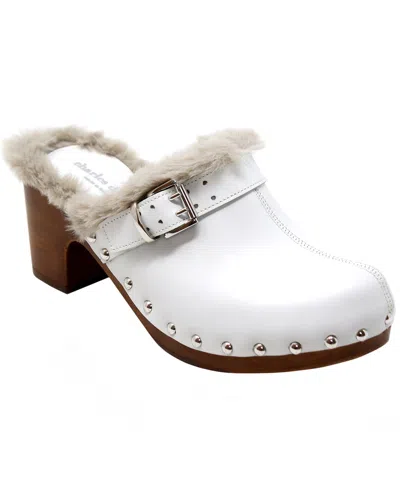 Charles David Charles By  Lecce Leather Clog In White