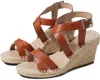 Charles David Charles By  Norway Sandal Women 8.5 Brown Leather Espadrille Khd727 In Brown